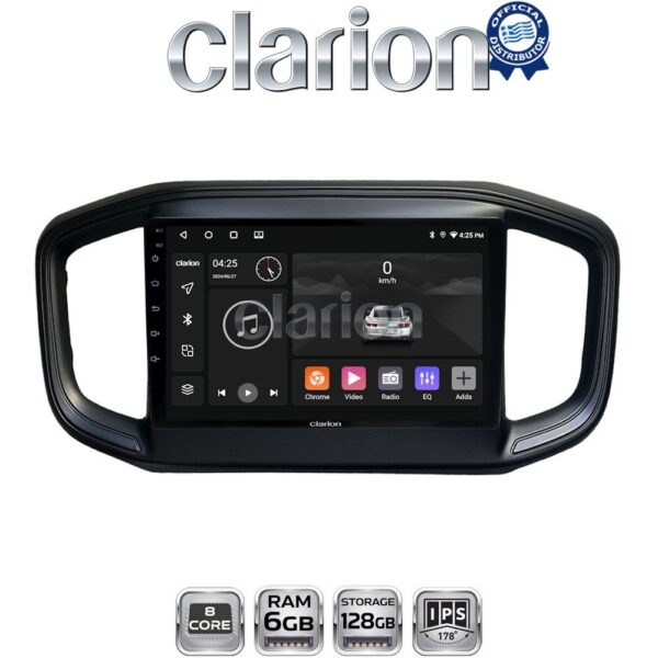 CLARION GL53259 Οθόνη OEM Multimedia Αυτοκινήτου για Fiat Strada 2021> (CarPlay/AndroidAuto/BT/GPS/WIFI/GPRS) - Image 1
