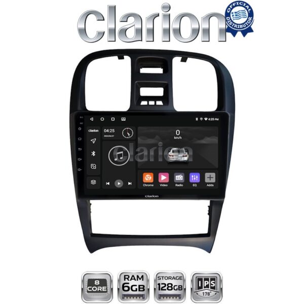 CLARION GL53260 Οθόνη OEM Multimedia Αυτοκινήτου για Hyundai Sonata 2000 > 2006 (CarPlay/AndroidAuto/BT/GPS/WIFI/GPRS) - Image 1