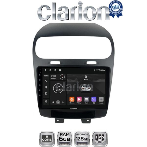 CLARION GL53261 Οθόνη OEM Multimedia Αυτοκινήτου για Fiat Freemont 2008> (CarPlay/AndroidAuto/BT/GPS/WIFI/GPRS) - Image 1