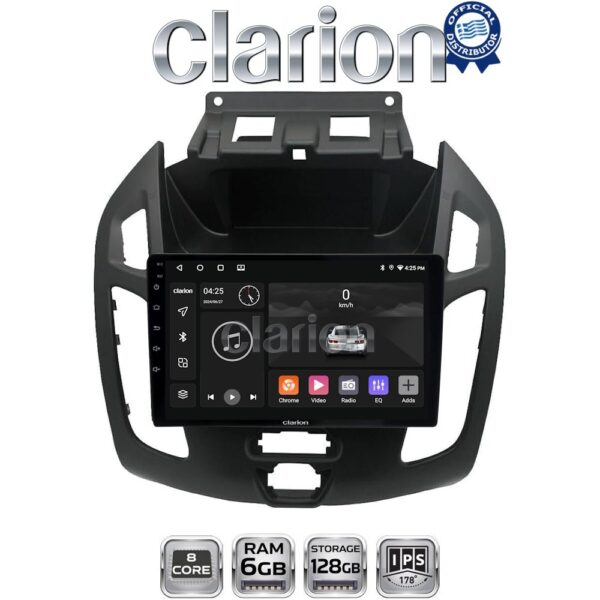 CLARION GL53858 Οθόνη OEM Multimedia Αυτοκινήτου για Ford Transit 2013 > 2015 (CarPlay/AndroidAuto/BT/GPS/WIFI/GPRS) - Image 1