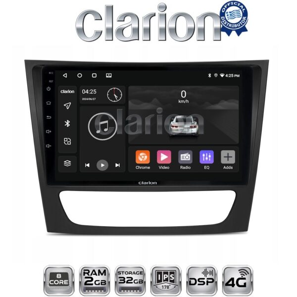 CLARION GL71090 Οθόνη OEM Multimedia Αυτοκινήτου για MERCEDES E class (W211)  (CarPlay/AndroidAuto/BT/GPS/WIFI/GPRS) - Image 1