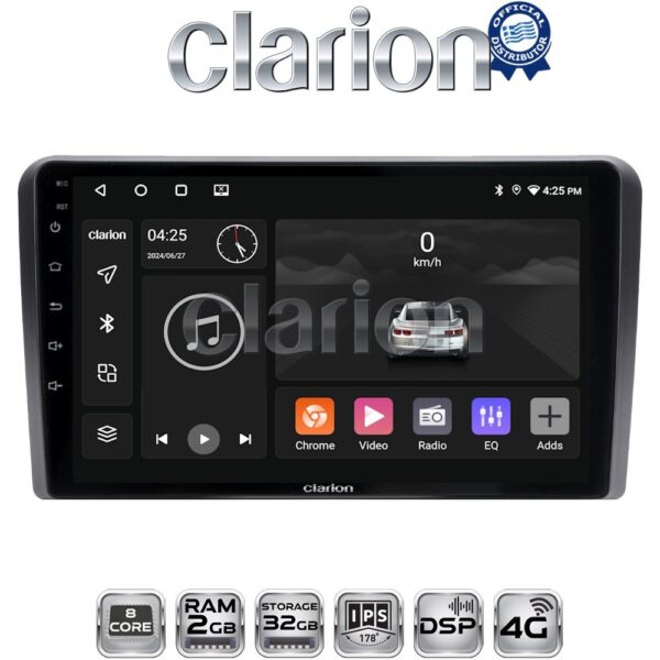 CLARION GL71233 Οθόνη OEM Multimedia Αυτοκινήτου για MITSUBIUSHI L200 2020> (CarPlay/AndroidAuto/BT/GPS/WIFI/GPRS) - Image 1