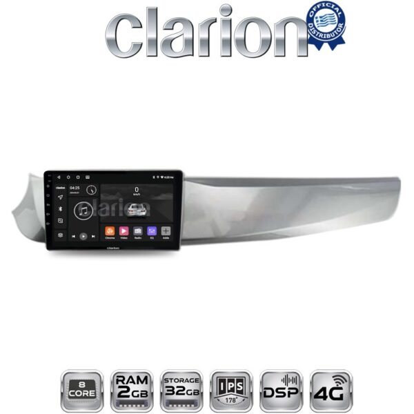 CLARION GL71643 Οθόνη OEM Multimedia Αυτοκινήτου για Alfa Romeo Guilietta 2010 > 2014 (CarPlay/AndroidAuto/BT/GPS/WIFI/GPRS) - Image 1