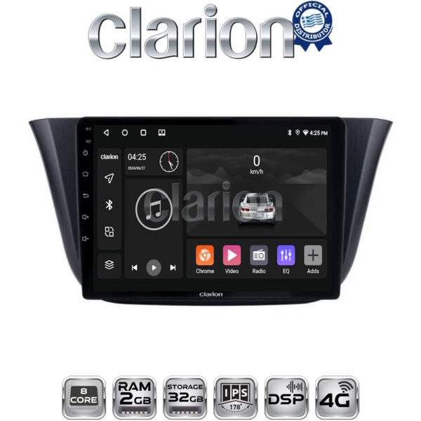 CLARION GL71690 Οθόνη OEM Multimedia Αυτοκινήτου για Iveco Daily 2014 > (CarPlay/AndroidAuto/BT/GPS/WIFI/GPRS) - Image 1