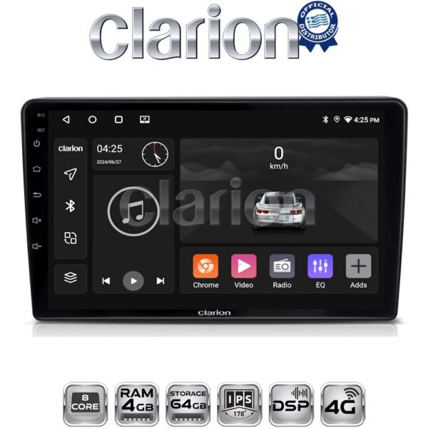 CLARION GL72019 Οθόνη OEM Multimedia Αυτοκινήτου για Opel AstraH, CorsaD, Suzuki Ignis (CarPlay/AndroidAuto/BT/GPS/WIFI/GPRS) - Image 1