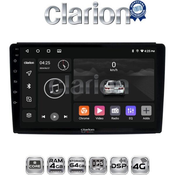 CLARION GL72193 Οθόνη OEM Multimedia Αυτοκινήτου για DUCATO, BOXER, JUMBER (CarPlay/AndroidAuto/BT/GPS/WIFI/GPRS) - Image 1