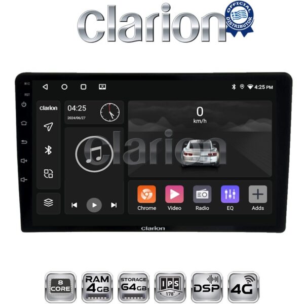 CLARION GL72202 Οθόνη OEM Multimedia Αυτοκινήτου για Jeep 2007> (CarPlay/AndroidAuto/BT/GPS/WIFI/GPRS) - Image 1