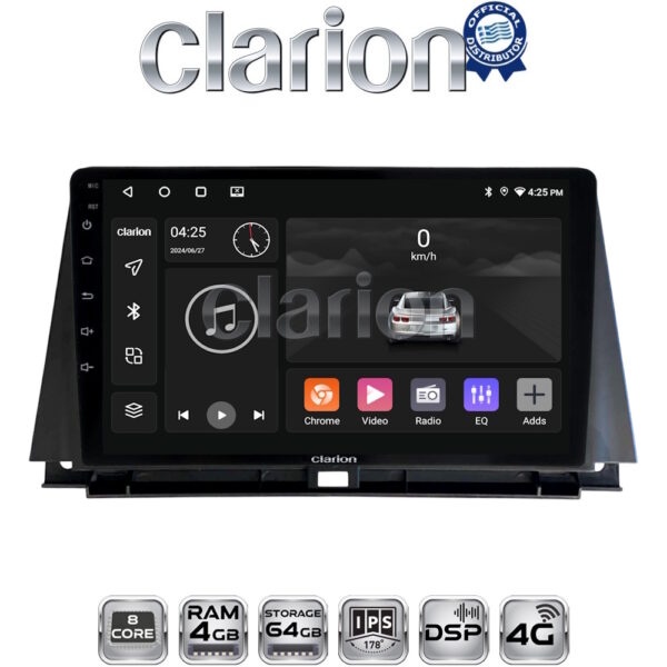 CLARION GL72702 Οθόνη OEM Multimedia Αυτοκινήτου για Lexus NX 2014 > 2016 (CarPlay/AndroidAuto/BT/GPS/WIFI/GPRS) - Image 1