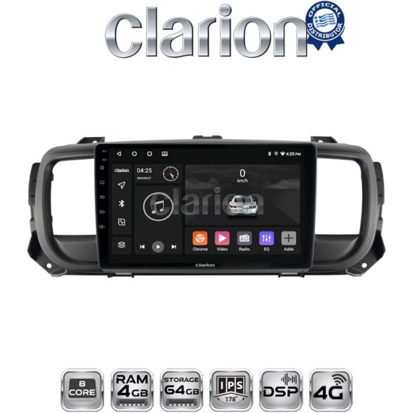 CLARION GL72705 Οθόνη OEM Multimedia Αυτοκινήτου για Citroën SpaceTourer 2016 >Citroën Jumpy 2016 >Peugeot Expert 2016 >Toyota ProAce 2016 >Opel Vivaro 2019 >Fiat Scudo 2022 > - Image 1