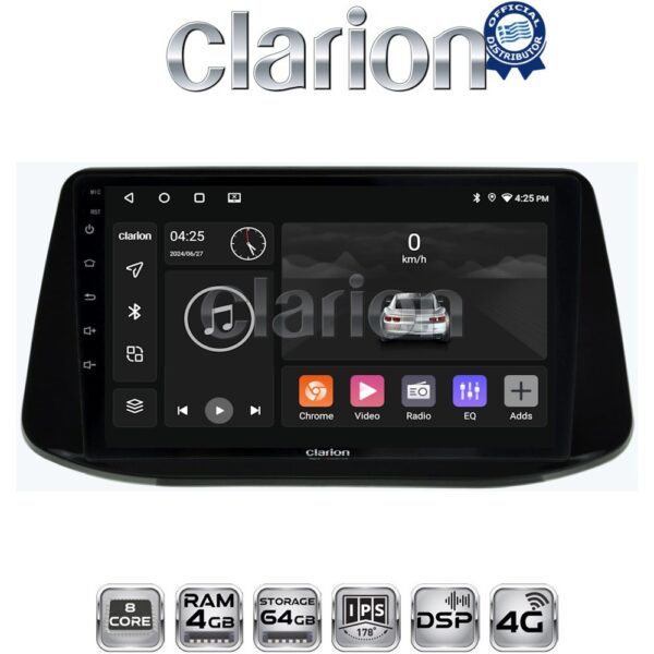 CLARION GL72960 Οθόνη OEM Multimedia Αυτοκινήτου για Hyundai i30 2018> (CarPlay/AndroidAuto/BT/GPS/WIFI/GPRS) - Image 1