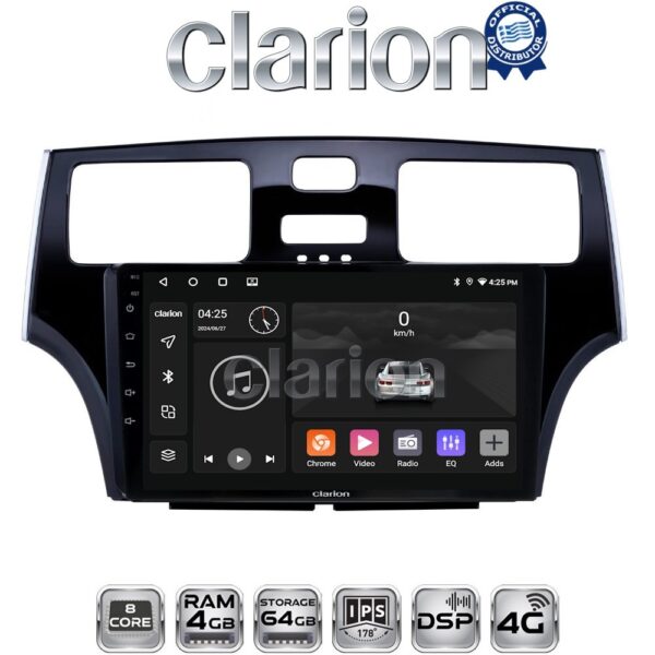 CLARION GL72993 Οθόνη OEM Multimedia Αυτοκινήτου για Lexus ES 2001 > 2007 (CarPlay/AndroidAuto/BT/GPS/WIFI/GPRS) - Image 1