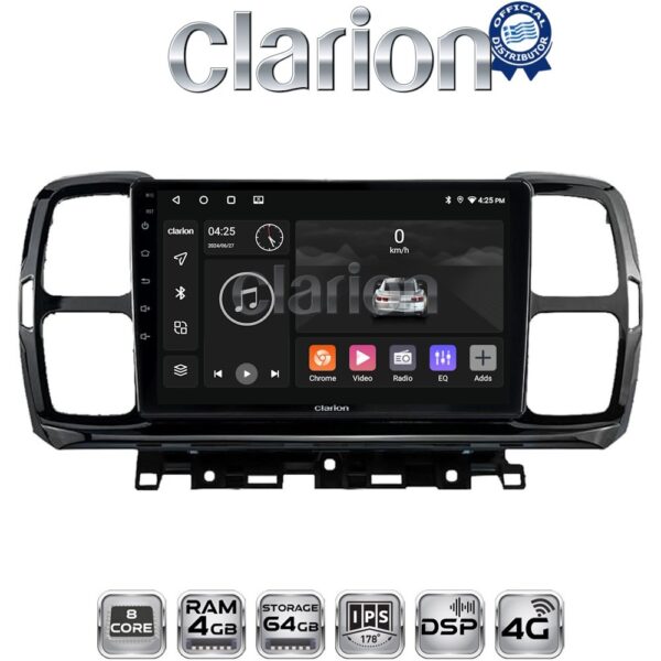 CLARION GL72996 Οθόνη OEM Multimedia Αυτοκινήτου για Citroen C5 AirCross 2017 > 2021 (CarPlay/AndroidAuto/BT/GPS/WIFI/GPRS) - Image 1