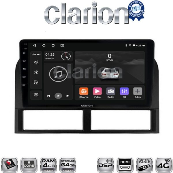 CLARION GL74201 Οθόνη OEM Multimedia Αυτοκινήτου για Jeep Gran Cherokee 1999 > 2004 (CarPlay/AndroidAuto/BT/GPS/WIFI/GPRS) - Image 1