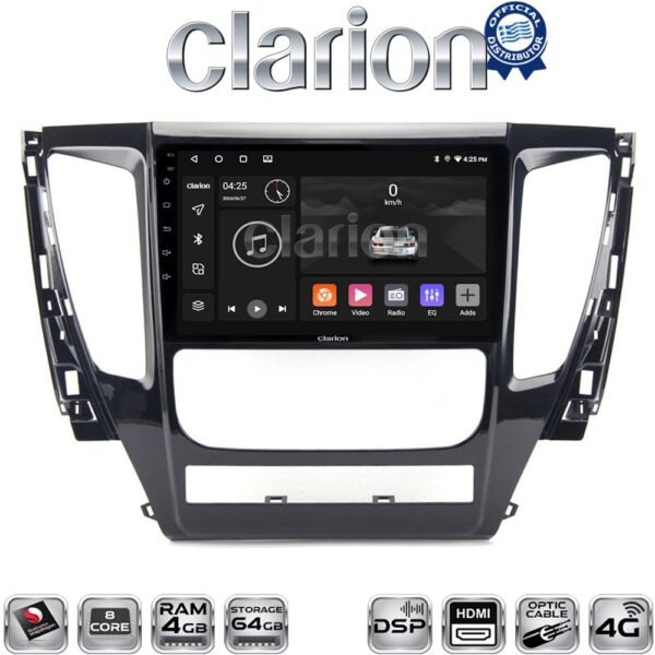 CLARION GL74992 Οθόνη OEM Multimedia Αυτοκινήτου για Mitsubishi Pajero 2014> (CarPlay/AndroidAuto/BT/GPS/WIFI/GPRS) - Image 1
