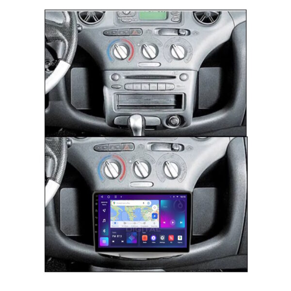 LM Digital - LM ZD8402 GPS Οθόνη OEM Multimedia Αυτοκινήτου για Toyota Yaris 1999 > 2004 (CarPlay/AndroidAuto/BT/GPS/WIFI/GPRS) - Image 2