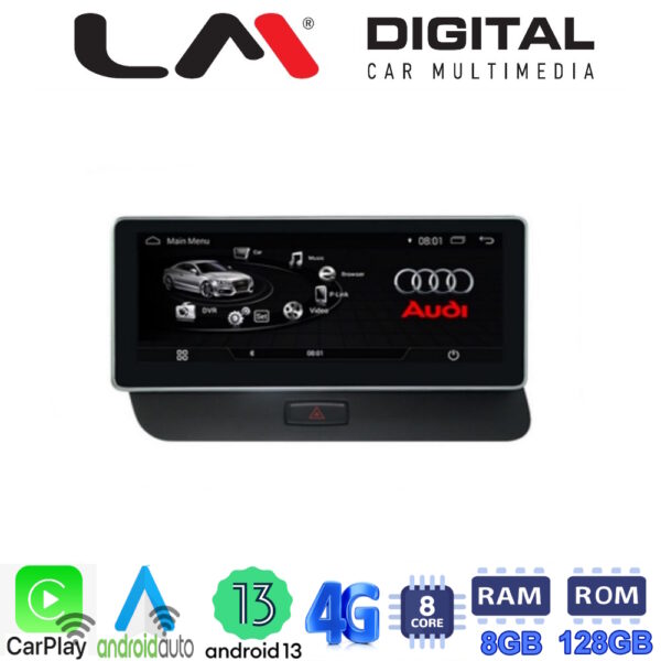 LM Digital - LM G311M10 SQ Οθόνη OEM Multimedia Αυτοκινήτου για AUDI Q5 2008 > 2018 (CarPlay/AndroidAuto/BT/GPS/WIFI/GPRS) - Image 1