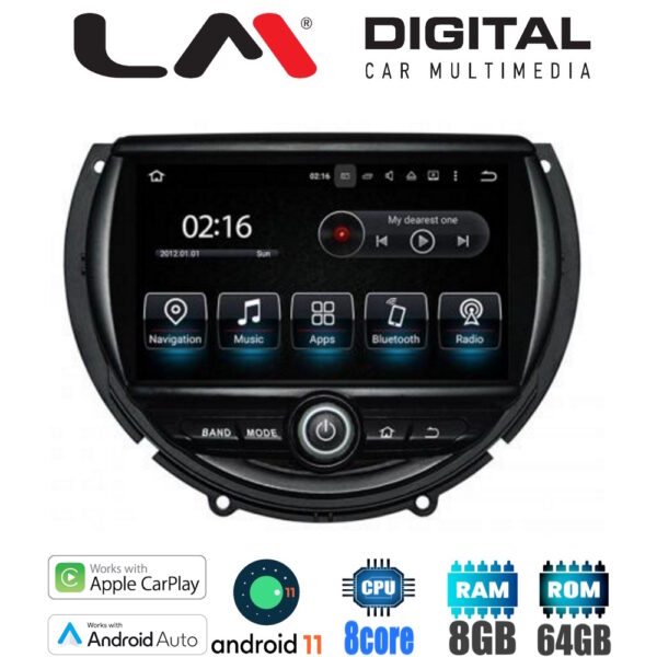 LM Digital - LM G845P79 Οθόνη OEM Multimedia Αυτοκινήτου για MINI COOPER 2014> (CarPlay/AndroidAuto/BT/GPS/WIFI/GPRS) - Image 1