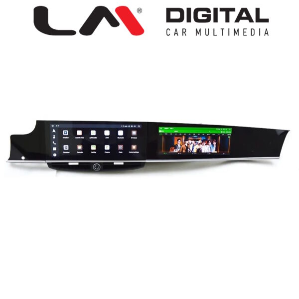 LM Digital - LM JFK8822 DUAL Οθόνη OEM Multimedia Αυτοκινήτου για Porsche Panamera 2018 > 2024 με σύστημα PCM3.0 - PCM3.1 χωρίς το εργοστασιακό σύστημα. (CarPlay/AndroidAuto/BT/GPS/WIFI/GPRS) - Image 2