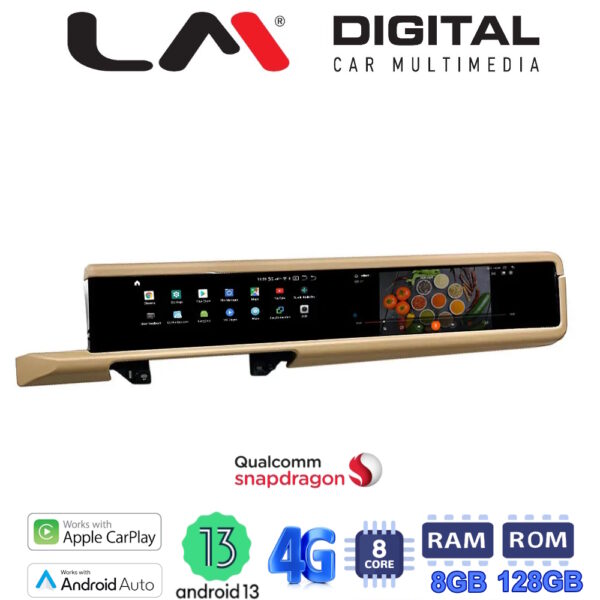 LM Digital - LM JFK8836 DUAL Οθόνη OEM Multimedia Αυτοκινήτου για Porsche Cayenne 2010 > 2017 με εργοστασιακό σύστημα PCM 4.0 (CarPlay/AndroidAuto/BT/GPS/WIFI/GPRS) - Image 1