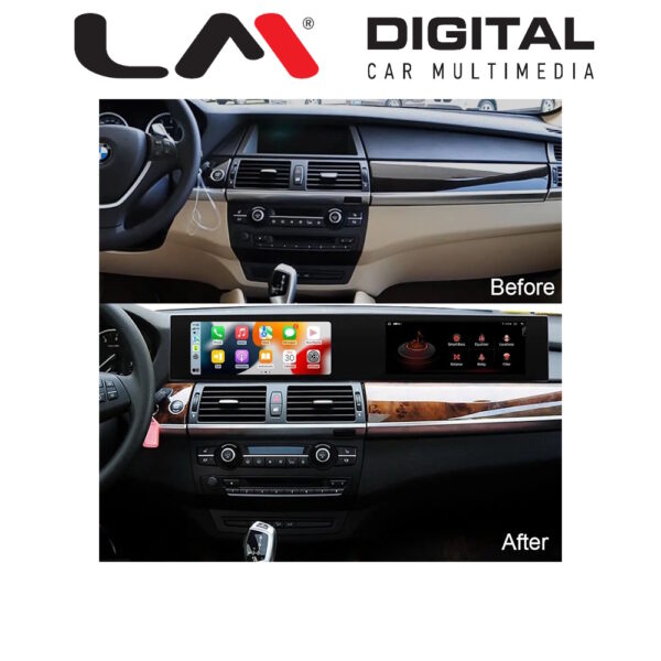 LM Digital - LM JFK9927 DUAL Οθόνη OEM Multimedia Αυτοκινήτου για BMW X5 (E70) - X6 (E71) 2010 > 2013 με εργοστασιακό σύστημα CIC (CarPlay/AndroidAuto/BT/GPS/WIFI/GPRS) - Image 5