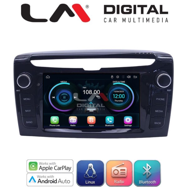 LM Digital - LM  GPLX Οθόνη OEM Multimedia Αυτοκινήτου για Lancia Ypsilon 2011 > 2020 (CarPlay/AndroidAuto/BT/WIFI) Linux OS - Image 1