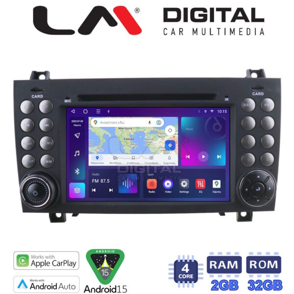 LM Digital - LM V4096 GPS Οθόνη OEM Multimedia Αυτοκινήτου για MERCEDES SLK (R171) 2004 > 2010 (CarPlay/AndroidAuto/BT/GPS/WIFI/GPRS) - Image 1
