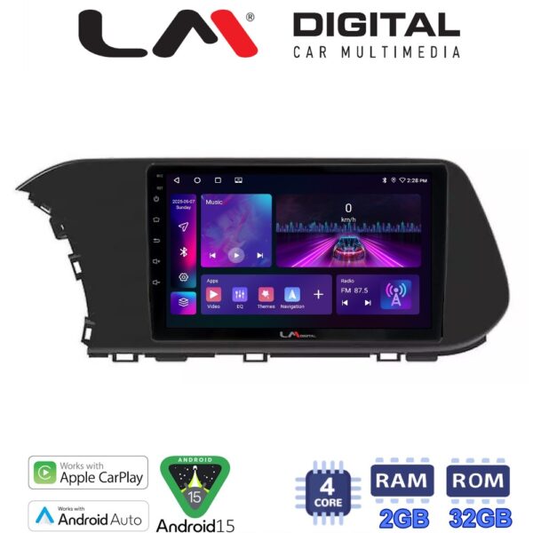 LM Digital - LM ZA4229 GPS Οθόνη OEM Multimedia Αυτοκινήτου για Hyundai i20 2021 > (CarPlay/AndroidAuto/BT/GPS/WIFI/GPRS) - Image 1