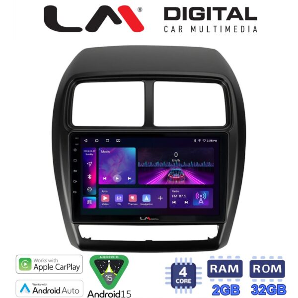 LM Digital - LM ZA4318 GPS Οθόνη OEM Multimedia Αυτοκινήτου για Mitsubishi ASX 2020 > 2023 (CarPlay/AndroidAuto/BT/GPS/WIFI/GPRS) - Image 1