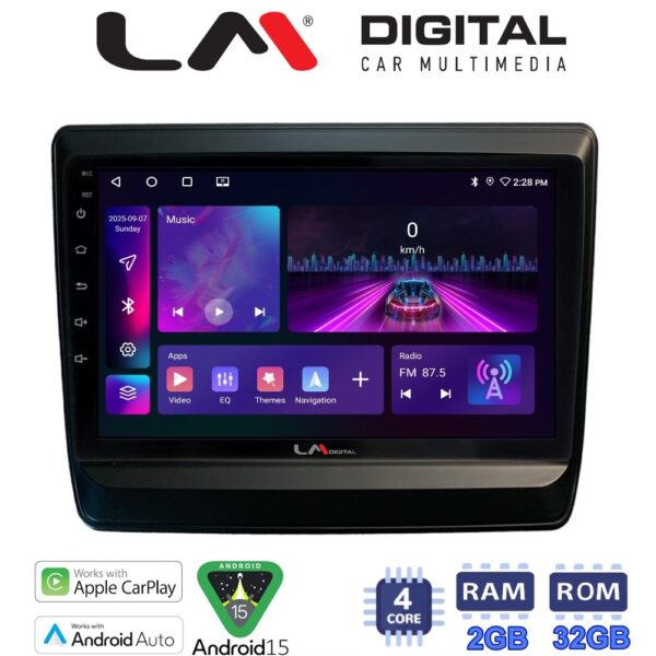 LM Digital - LM ZA4431 GPS Οθόνη OEM Multimedia Αυτοκινήτου για Isuzu DMAX 2021> (CarPlay/AndroidAuto/BT/GPS/WIFI/GPRS) - Image 1