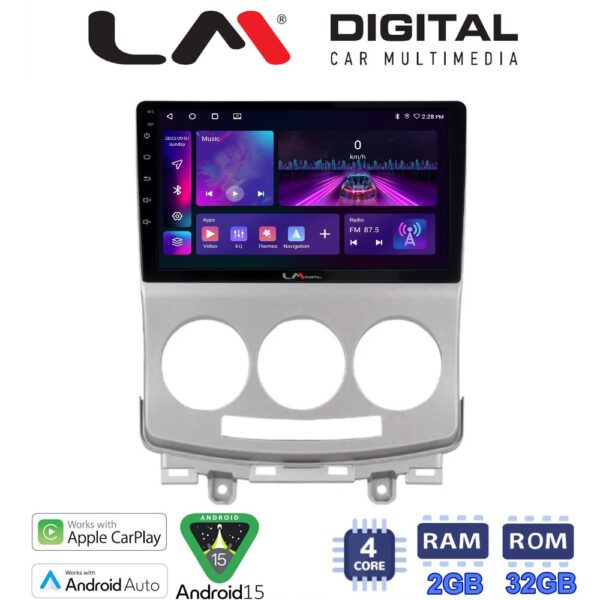 LM Digital - LM ZA4439 GPS Οθόνη OEM Multimedia Αυτοκινήτου για MAZDA 5 2004>2010 (CarPlay/AndroidAuto/BT/GPS/WIFI/GPRS) - Image 1