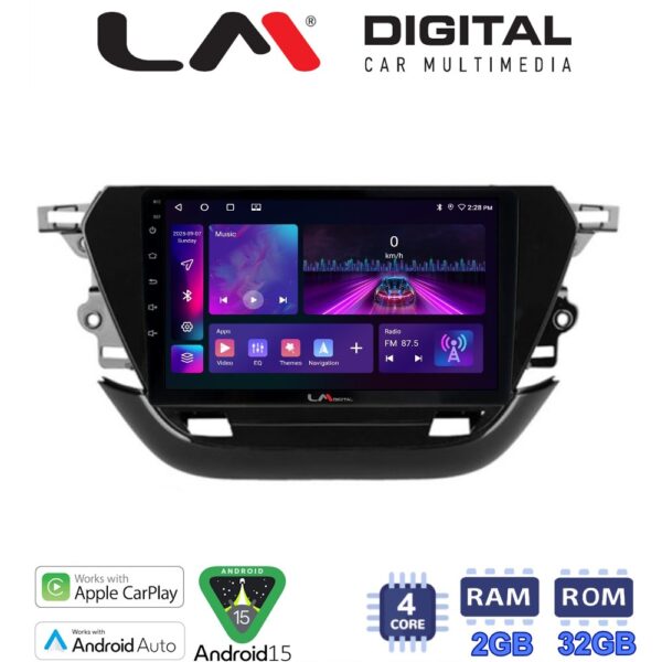 LM Digital - LM ZA4523 GPS Οθόνη OEM Multimedia Αυτοκινήτου για Opel Corsa F 2021 > (CarPlay/AndroidAuto/BT/GPS/WIFI/GPRS) - Image 1