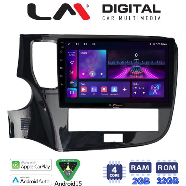 LM Digital - LM ZA4894 GPS Οθόνη OEM Multimedia Αυτοκινήτου για Mitsubishi Outlander 2020 > (CarPlay/AndroidAuto/BT/GPS/WIFI/GPRS) - Image 1
