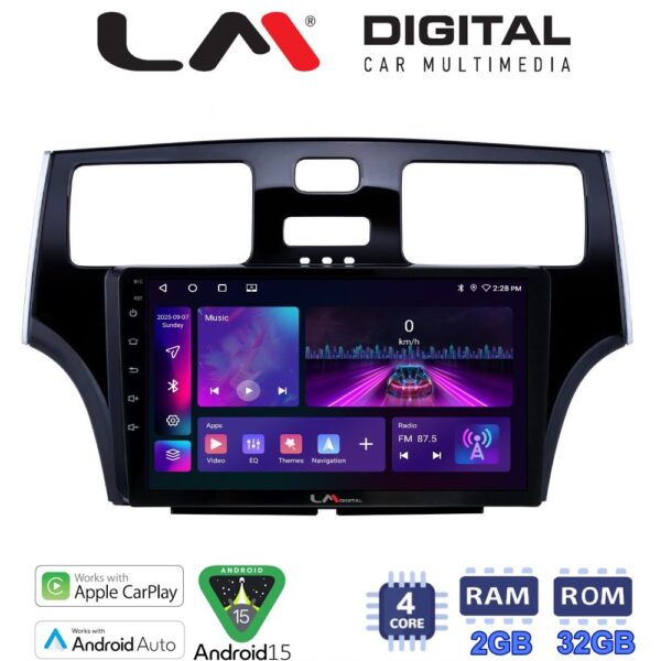 LM Digital - LM ZA4993 GPS Οθόνη OEM Multimedia Αυτοκινήτου για Lexus ES 2001 > 2007 (CarPlay/AndroidAuto/BT/GPS/WIFI/GPRS) - Image 1
