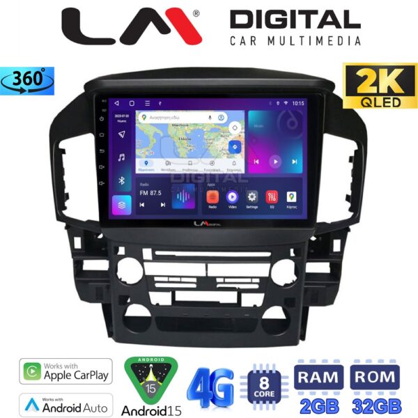 LM Digital - LM ZB8711 GPS Οθόνη OEM Multimedia Αυτοκινήτου για Lexus RX300 2000 > 2004 (CarPlay/AndroidAuto/BT/GPS/WIFI/GPRS) - Image 1