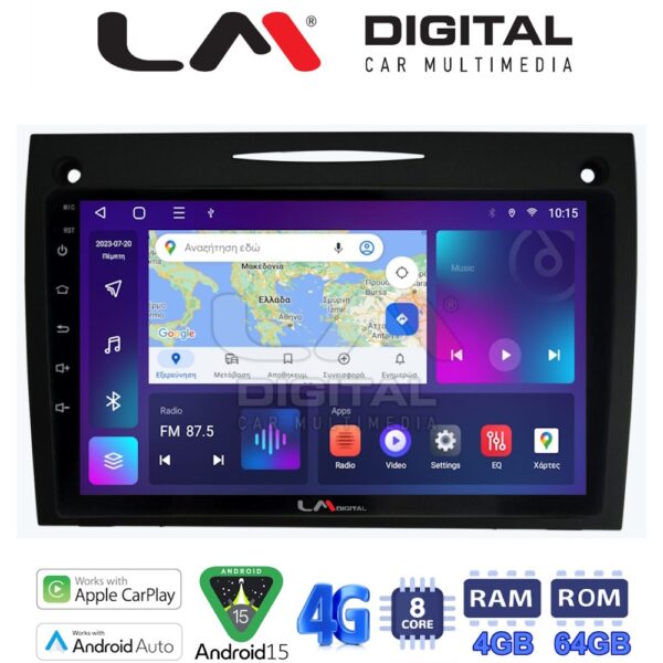 LM Digital - LM ZC8096 GPS Οθόνη OEM Multimedia Αυτοκινήτου για Mercedes SLK (W171) (CarPlay/AndroidAuto/BT/GPS/WIFI/GPRS) - Image 1