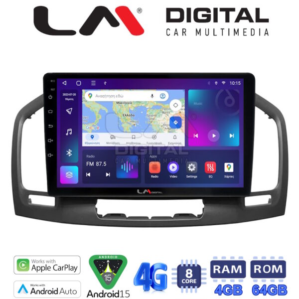 LM Digital - LM ZC8114 GPS Οθόνη OEM Multimedia Αυτοκινήτου για OPEL INSIGNIA 2007-2013 (CarPlay/AndroidAuto/BT/GPS/WIFI/GPRS) - Image 1