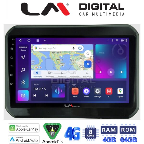 LM Digital - LM ZC8232 GPS Οθόνη OEM Multimedia Αυτοκινήτου για SUZUKI IGNIS 2016> (CarPlay/AndroidAuto/BT/GPS/WIFI/GPRS) - Image 1