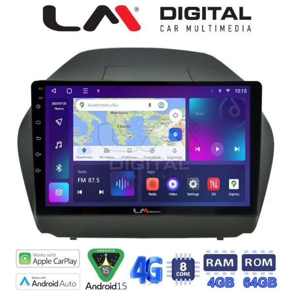 LM Digital - LM ZC8414 GPS Οθόνη OEM Multimedia Αυτοκινήτου για HYUNDAI IX35 2009>2015  (CarPlay/AndroidAuto/BT/GPS/WIFI/GPRS) - Image 1