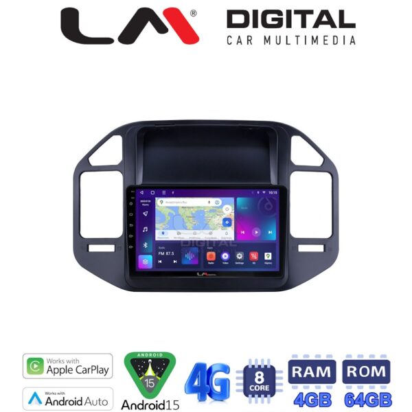 LM Digital - LM ZC8990 GPS Οθόνη OEM Multimedia Αυτοκινήτου για Mitsubishi Pajero 1999 > 2006 (CarPlay/AndroidAuto/BT/GPS/WIFI/GPRS) - Image 1
