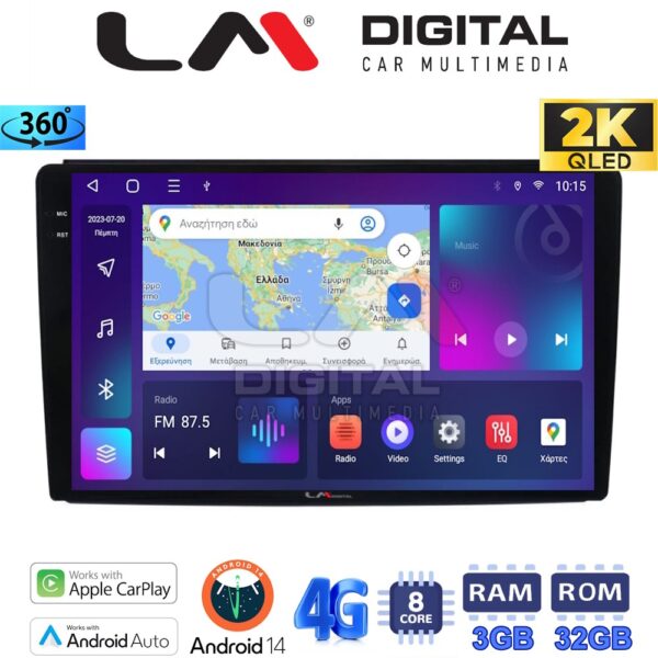 LM Digital - LM ZD8193 GPS Οθόνη OEM Multimedia Αυτοκινήτου για DUCATO, BOXER, JUMBER (CarPlay/AndroidAuto/BT/GPS/WIFI/GPRS) - Image 1