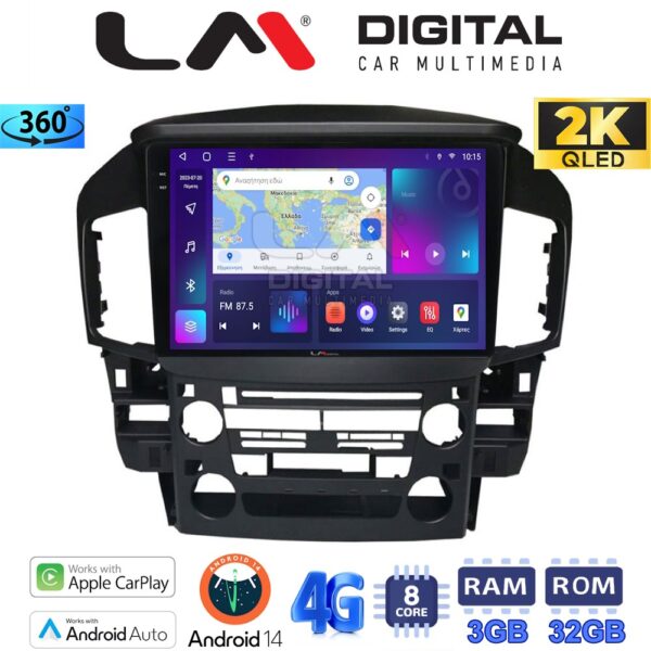 LM Digital - LM ZD8711 GPS Οθόνη OEM Multimedia Αυτοκινήτου για Lexus RX300 2000 > 2004 (CarPlay/AndroidAuto/BT/GPS/WIFI/GPRS) - Image 1