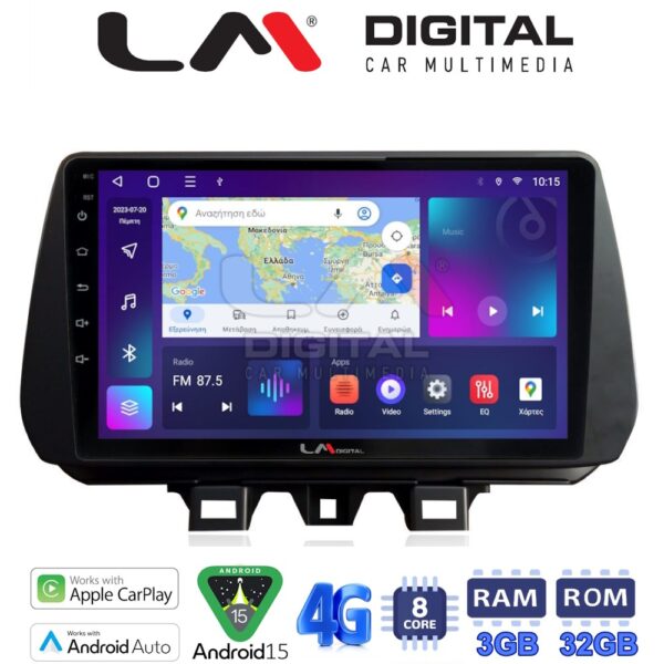 LM Digital - LM ZE8555 GPS Οθόνη OEM Multimedia Αυτοκινήτου για Hyundai Tucson 2019 > 2020 (CarPlay/AndroidAuto/BT/GPS/WIFI/GPRS) - Image 1