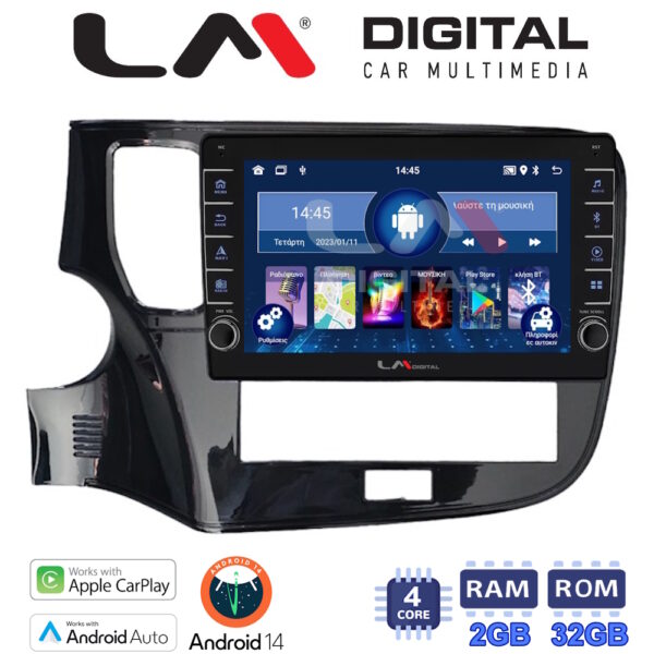 LM Digital - LM ZG4894 GPS Οθόνη OEM Multimedia Αυτοκινήτου για Mitsubishi Outlander 2020 > (CarPlay/AndroidAuto/BT/GPS/WIFI/GPRS) - Image 1