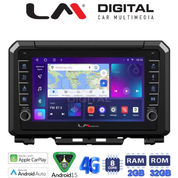 LM Digital - LM ZG8570 GPS Οθόνη OEM Multimedia Αυτοκινήτου για SUZUKI JIMNY 2018> (CarPlay/AndroidAuto/BT/GPS/WIFI/GPRS) - Image 1