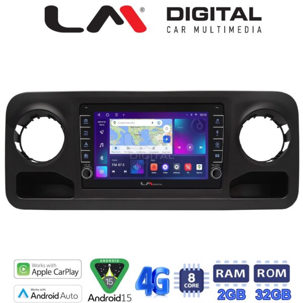 LM Digital - LM ZG8670 GPS Οθόνη OEM Multimedia Αυτοκινήτου για Mercedes Sprinter 2019 > (CarPlay/AndroidAuto/BT/GPS/WIFI/GPRS) - Image 1