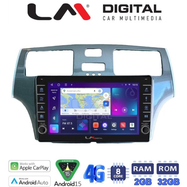 LM Digital - LM ZG8993 GPS Οθόνη OEM Multimedia Αυτοκινήτου για Lexus ES 2001 > 2007 (CarPlay/AndroidAuto/BT/GPS/WIFI/GPRS) - Image 1