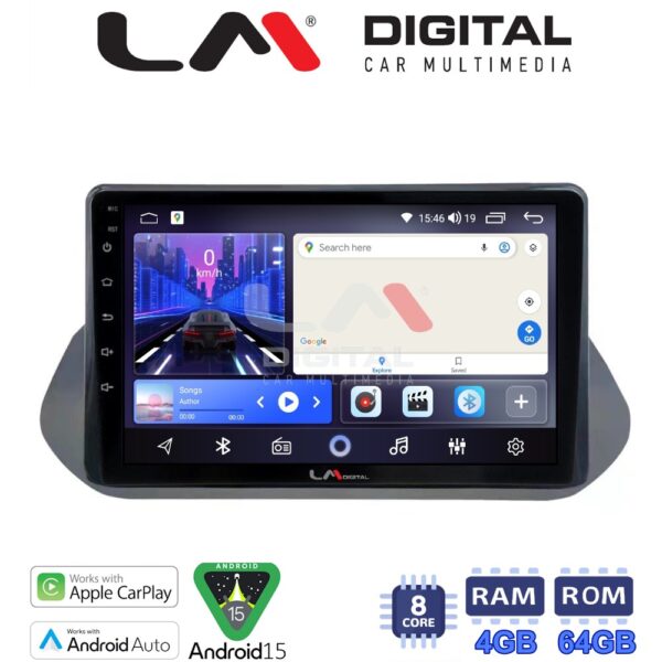 LM Digital - LM ZK8483 GPS Οθόνη OEM Multimedia Αυτοκινήτου για Nissan Qashqai 2021> (CarPlay/AndroidAuto/BT/GPS/WIFI) - Image 1