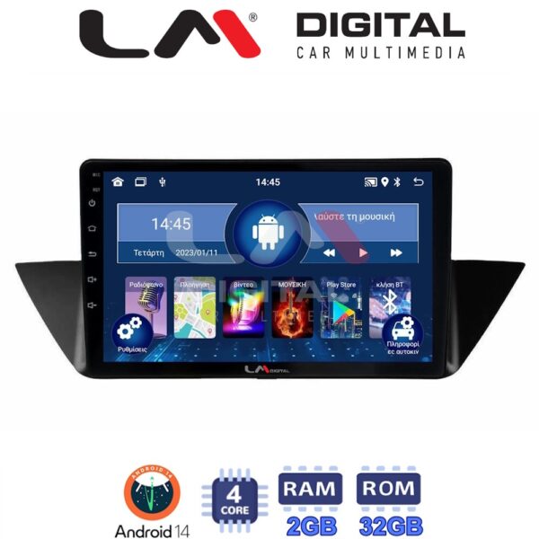 LM Digital - LM ZL4219 GPS Οθόνη OEM Multimedia Αυτοκινήτου για BMW X1 (E84) 2009>2014 (BT/GPS/WIFI) - Image 1
