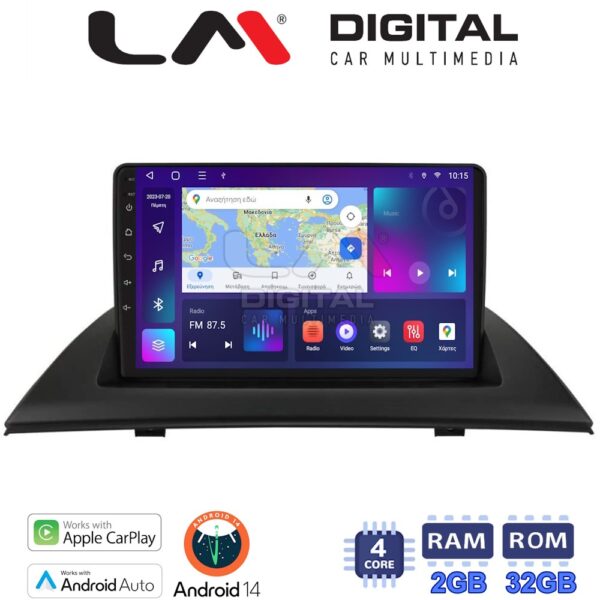 LM Digital - LM ZN4103 GPS Οθόνη OEM Multimedia Αυτοκινήτου για BMW X3 2003 > 2010 (CarPlay/AndroidAuto/BT/GPS/WIFI/GPRS) - Image 1