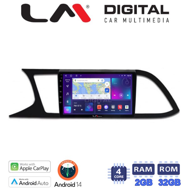 LM Digital - LM ZN4306 GPS Οθόνη OEM Multimedia Αυτοκινήτου για SEAT LEON 2012>  (CarPlay/AndroidAuto/BT/GPS/WIFI/GPRS) - Image 1